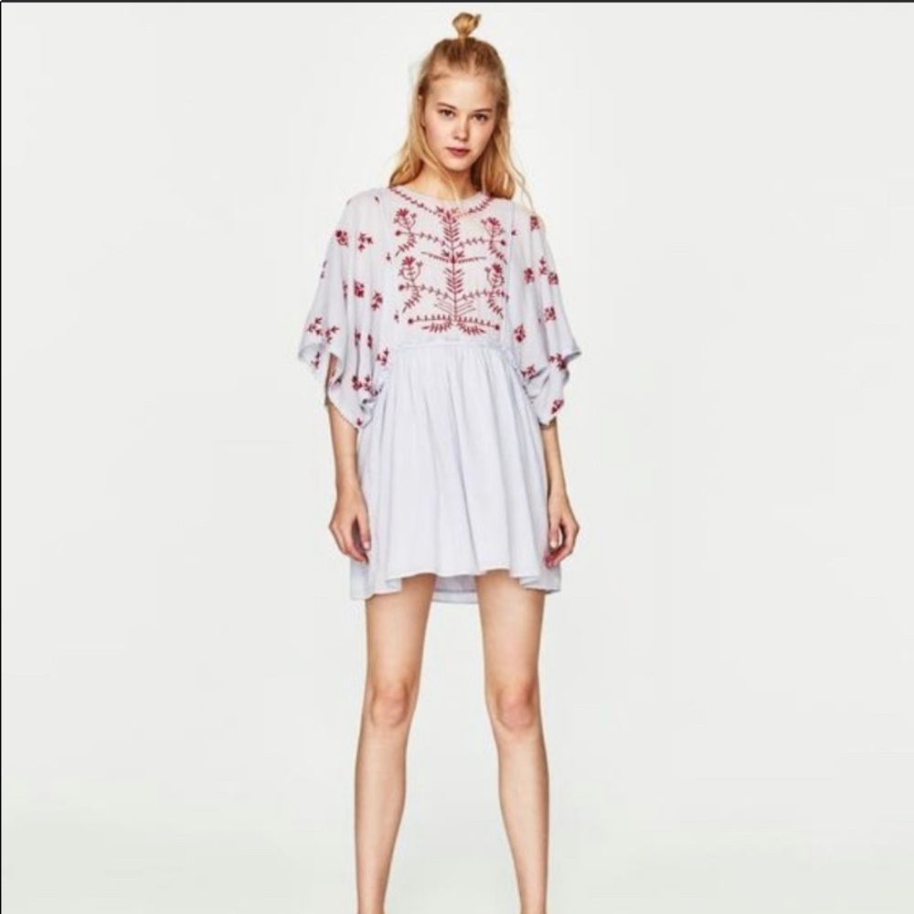 Zara Boho Style Dress Size Small